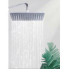 RAINSHOWER TUCSON CHROME ET NOIR 245x145MM SUR STOCK