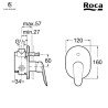 MITIGEUR BAIN/DOUCHE COMPLET LOGICA-N A ENCASTRER (NPF)