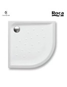 RECEVEUR MALTA 1/4 CERCLE EXTRA PLAT 100X100