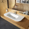 LAVABO A POSER NEXO 68X50CM BLANC (AVEC FIXATION) (SUR STOCK)