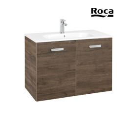 MEUBLE VICTORIA BASIC 2 PORTES 80 CM WENG SANS LAVABO (sur stock)