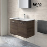 SET MEUBLE VICTORIA 2 PORTE 80CM WENG AVEC LAVABO RESINE