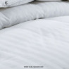 Couette blanche king size en coton