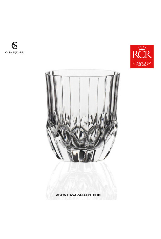 SET DE 6  VERRES  FORME BASSE ADAGIO CRISTAL RCR