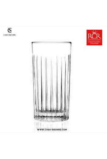 SET DE 6 VERRES FORMES BASSE TIMELESS CRISTAL RCR