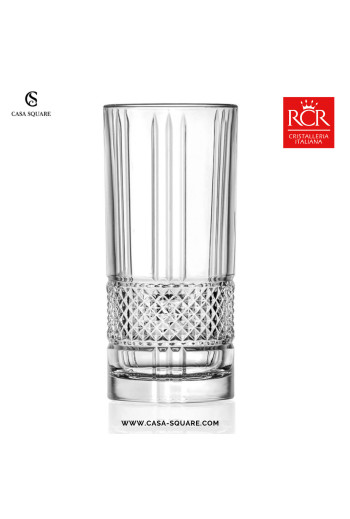 SET DE 6 VERRES FORME HAUTE BRILLANTE CRISTAL RCR