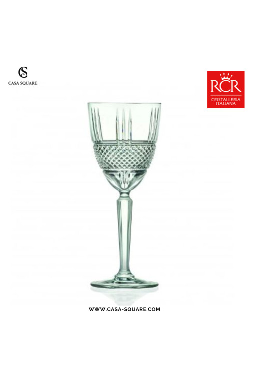 SET DE 6 VERRES À VIN ROUGE 29 CL BRILLANTE CRISTAL RCR