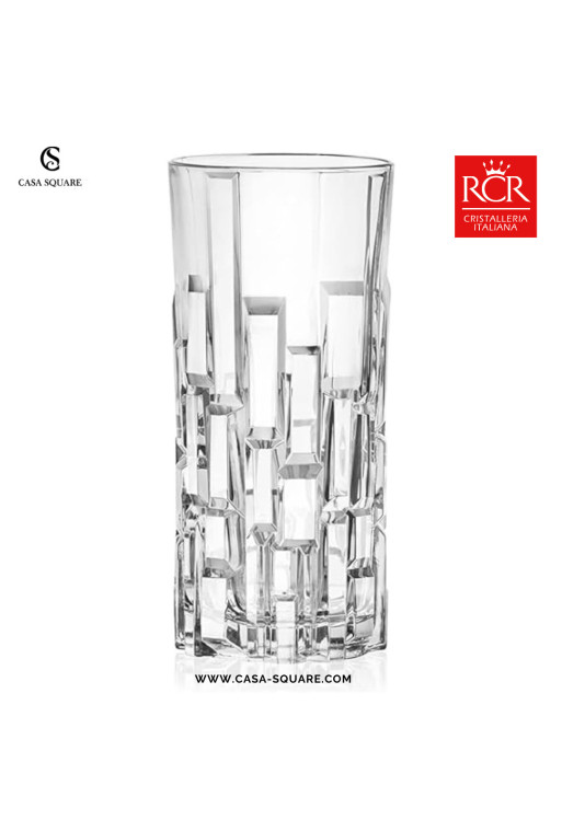 SET DE 6 VERRES FORME HAUTE ETNA CRISTAL RCR