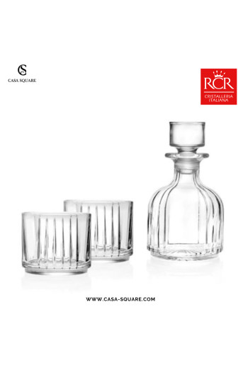 Combo bouteille + 2 verres Cristal RCR