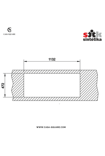 EVIER DE CUISINE 2 BACS SIERRA 1160X500 BLANC