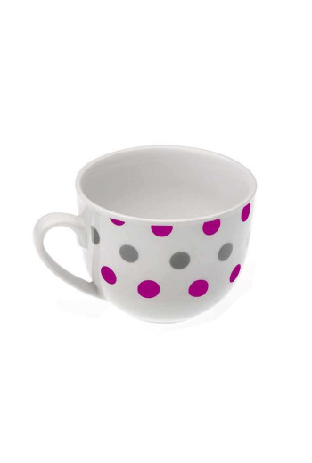 Tasse de thé TRUFFAUT violet en porcelaine