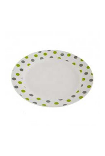 Assiette plate verte TRUFFAUT