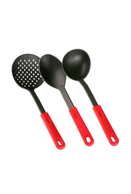 Set de 3 ustensiles de cuisine multicouleurs