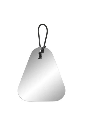 Miroir suspendu TRIANGLE avec accroche noir 27X1.5X32 cm