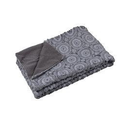 Plaid HAWK anthracite 130x160 cm 100% Polyester