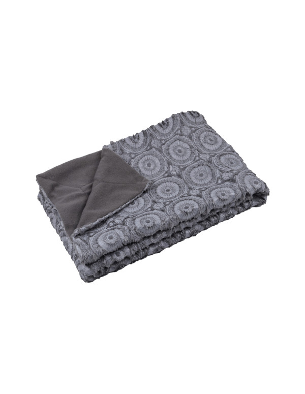 Plaid HAWK anthracite 130x160 cm 100% Polyester