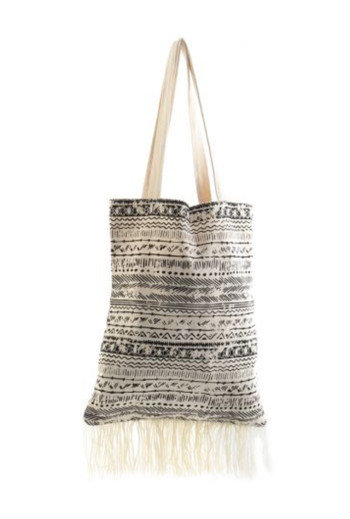 Sac IKAT en lin 36x38 cm