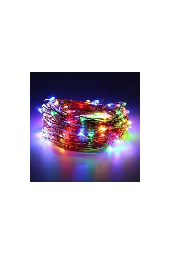 Guirlande lumineuse  multicolore + cable USD