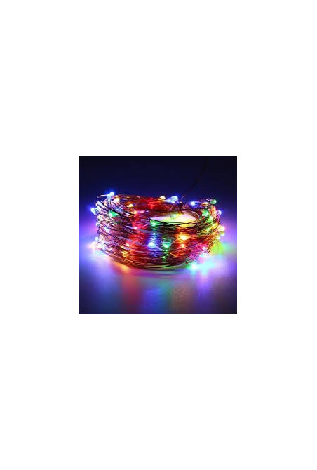 Guirlande lumineuse  multicolore + cable USD