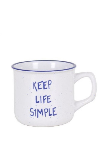 MUG " KEEP LIFE SIMPLE" 450 cl