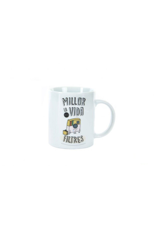 Mug  Filtres INSTA  en porcelaine 400 ml