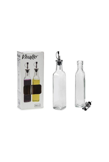 SET de 2  bouteilles pour huile et vinaigre  0,3L