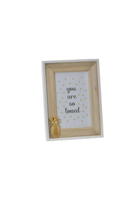 Cadre Photo YOU ARE SO LOVED en Blanc  10x15 cm