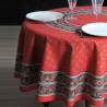 NAPPE GALON ENDUIT DIAM EN ROUGE  175 CM