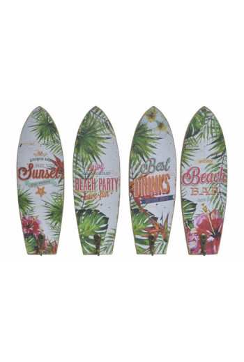 PORTE MANTEAU MURAL TROPICAL   7X22