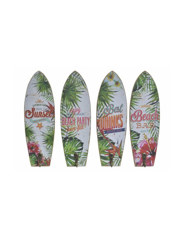 PORTE MANTEAU MURAL TROPICAL   7X22