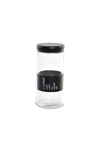 POT VERRE MÅTAL 11,5X11,5X23 1380 ML. NOIR