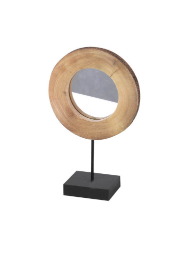 Miroir Rondin de Bois – grand Modèle –