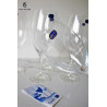 SET DE 6 verres à pied LINDA   cristal bohemia 450 cc