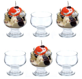 Set de 6 coupe à glace elegancia