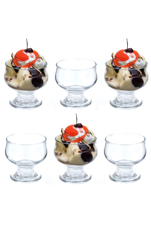 Set de 6 coupe à glace elegancia