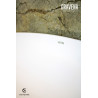 LAVABO OKA 40*60CM EN STONEX BLANC MAT AVEC BONDE CLICK-CLAC